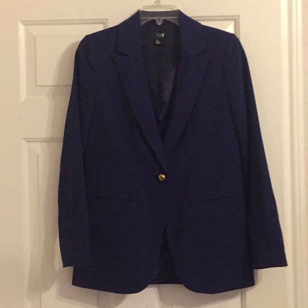 Forever 21 Blazer, dark purple color, small